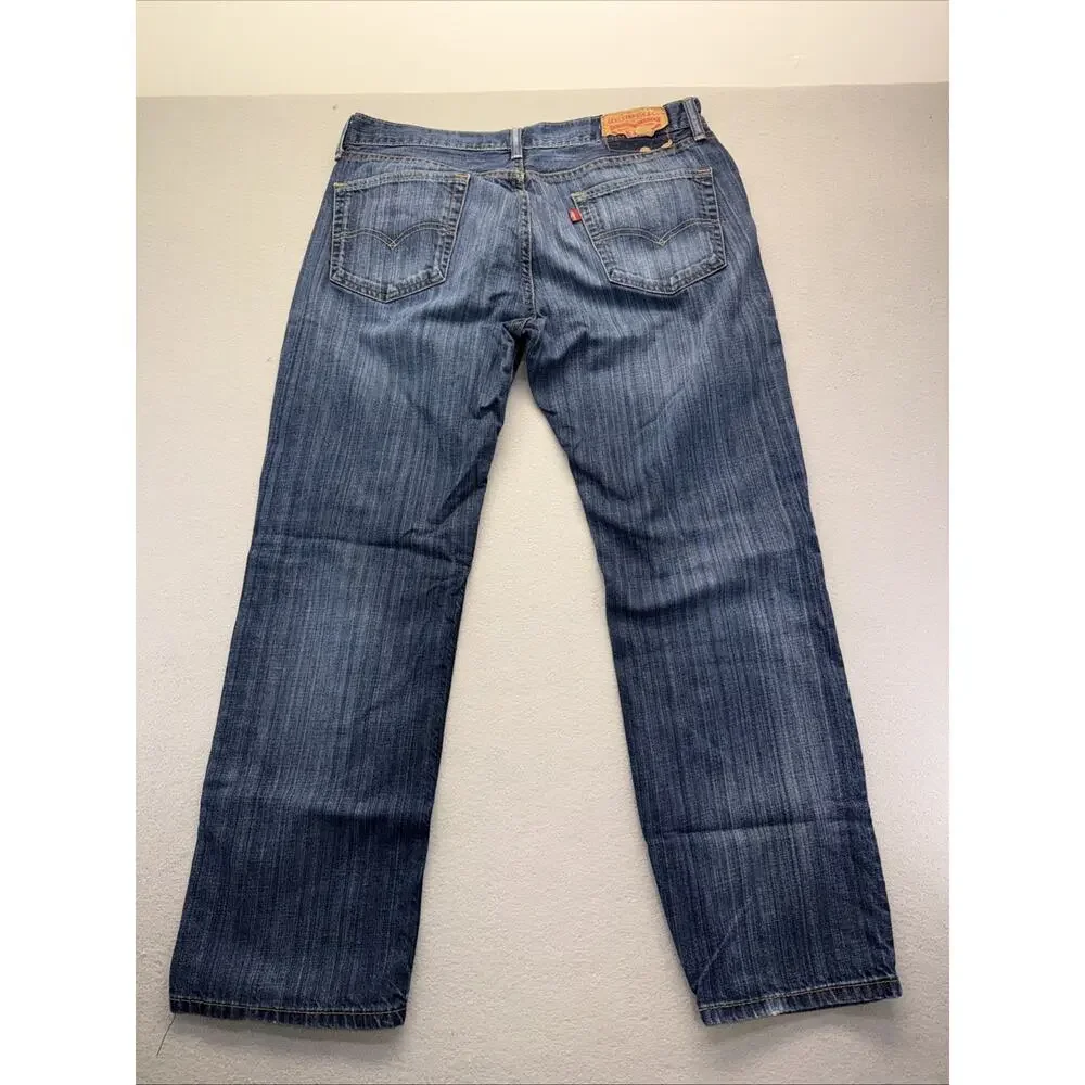 Levis 541 Athletic Fit Jeans Mens 34x30 Medium Wash Stretch Denim Blue